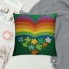 Ulloord St Patricks Day 18x18 Inch Throw pillowcase Green Home Sofa Decor pillowcase Happy Decoration Cushion Cases