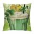 Ulloord St Patricks Day 18x18 Inch Set of 2 Throw pillowcase Hat Home Sofa Decor pillowcase Decoration Cushion Cases