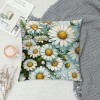 Ulloord Spring pillow Covers, Striped Farmhouse Decorative Throw pillowcases for Home Sofa Couch Decoration