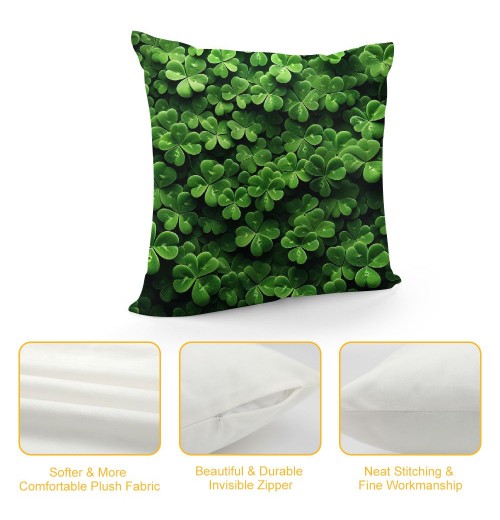 Ulloord St Patricks Day pillow Covers St Patricks Day Decorations for Home Lucky St Patricks Day Decorative Throw pillows Farmhouse St Patricks Day Decor