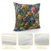 Ulloord Spring pillow Covers, Striped Live Life in Full Spring is in The Air Farmhouse Decorative Throw pillowcases for Home Sofa Couch Decoration