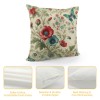 Ulloord Patriotic pillow Cover Flowers Decor Independence Day Decorations Cushion Case for Sofa Couch