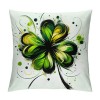 Ulloord St. Patrick's Day pillow Covers, Truck Green Farmhouse Decorative pillowcases for Home Sofa Couch Cushion Decoration