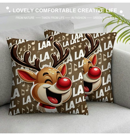 Ulloord Christmas Decorative pillow Covers, Snowman Rustic Winter Holiday Farmhouse Cushion Cases Xmas Decoration for Home Party Sofa Couch