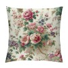 Ulloord pillow Covers Pink Flowers It is So Good to Be Home Spring pillows Decorative Throw pillows Floral Cushion Case Summer Decorations Farmhouse Decor for Sofa