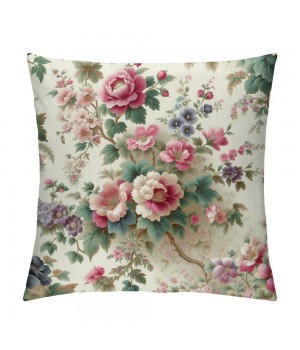 Ulloord pillow Covers Pink Flowers It is So Good to Be Home Spring pillows Decorative Throw pillows Floral Cushion Case Summer Decorations Farmhouse Decor for Sofa