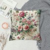 Ulloord pillow Covers Pink Flowers It is So Good to Be Home Spring pillows Decorative Throw pillows Floral Cushion Case Summer Decorations Farmhouse Decor for Sofa