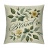 Ulloord Farmhouse pillow Cover Floral Decorative Spring Summer Decorations Cushion Case for Sofa Couch