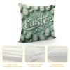 Ulloord Throw pillow Covers Set of Hello Peeps Cross Spring Home Decor for Couch