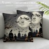 Ulloord Throw pillow Covers Halloween Skull Vintage&nbsp;Mediaeval Style&nbsp;Retro Home Decorative pillow Case &nbsp; Design Cushion Cover