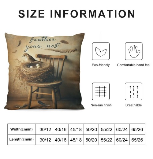 Vintage Throw pillow Covers Rustic Farmhouse pillows Cushion Cover Outdoor Decorative pillow case for Home Couch Bed Car