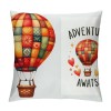  Throw pillow Cover Watercolor Hot Air Balloon Decorative pillow Covers Cushion Cover Decor Home Sofa