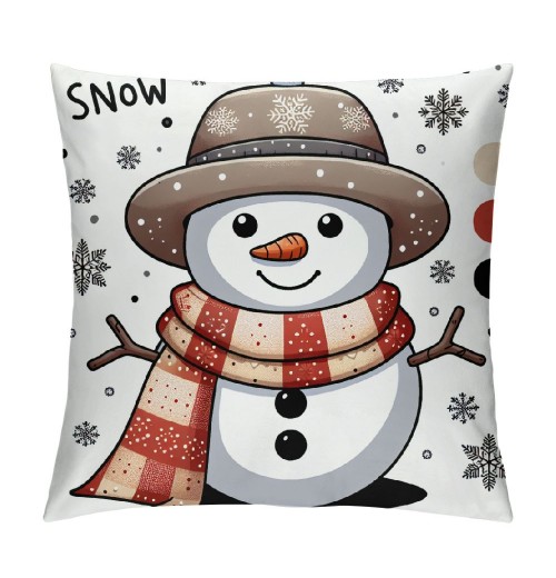 Christmas man pillow Covers man I Smell Throw pillow Cover Holiday Cushion Case Decoration for Sofa Couch