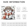 Christmas man pillow Covers man I Smell Throw pillow Cover Holiday Cushion Case Decoration for Sofa Couch