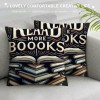 Ulloord Throw pillow Covers Lover Reading s Club Read More s Throw pillow Case Cushion Cover Home Office Indoor Decorative Square