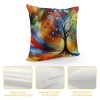 Ulloord Throw pillow Covers Oil Painting Square Home Decorative Cushion Cover for&nbsp;pillow Cases