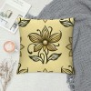 Ulloord Throw pillow Cover Modern &nbsp; Flower Farmhouse pillow Cases Yellow Outdoor Home Cushion Cover Decor Sofa&nbsp;Bed Car