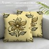 Ulloord Throw pillow Cover Modern &nbsp; Flower Farmhouse pillow Cases Yellow Outdoor Home Cushion Cover Decor Sofa&nbsp;Bed Car