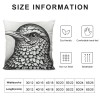  Throw pillow Cover Cute Animal White Farmhouse pillow Cover Square Cushion Cover pillowcase for&nbsp;Women Boys Girls Children Home Sofa Bedroom