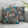  I Like Love Decorative pillow Covers Quote Throw pillow Case Cushion Cover Square Couch Decor Cushion pillowcase