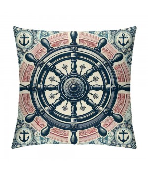 &nbsp;Square Nautical Throw pillow Covers Home Decor Cushion Cases Starfish Striped Background Sea Theme pillowcases for Bedroom Couch Chair