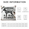 Life is Better with A Decorative Throw pillow Case Cover , Dog Decorations For Home Bedroom Office, Owners , Gift,Dog Lovers Gift