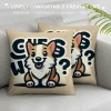 Ulloord Dog Themed pillowcase Decorations for Home, Funny Dog Guess What Throw pillow Cover Double Sided Reversible, Funny Mom Gifts, Pet Dog Lover Gifts