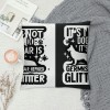 It's Not Dog Hair It's Glitter Decorative Throw pillow Case Cover Funny Decorations For Home Bedroom Girl Room Office, Owners 