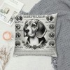 Cute Heritage of Love Throw pillow Case Cover , Puppy Dog Decorations for Home Bedroom Girls Room Office, Owners Moms Gift,Dog Gift