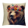 Lovely pillow Covers Cute Animals with Throw pillow Case Cushion Cover Home Sofa Decorative