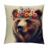 Lovely pillow Covers Cute Animals with Throw pillow Case Cushion Cover Home Sofa Decorative