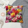  pillow Decorative pillow Case Watercolor Flowers Butterfly Decor Throw pillow Covers Cushions Covers Home Decorative pillowcase