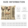 Ulloord pillow Covers Farm Animal Pig Cow Decorative pillow Case Cushion Cover for Outdoor Home Decor Sofa Bedroom Car pillow Cover