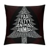  pillow Covers Xmas Farmhouse Decorative Red Green Cushion Case pillow Cover for Home Sofa Couch