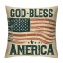 Vintage&nbsp;Independence Day pillow Covers Patriotic Quote pillow Cases Star American Flag pillowcases for Rustic Farm Home Sofa Couch