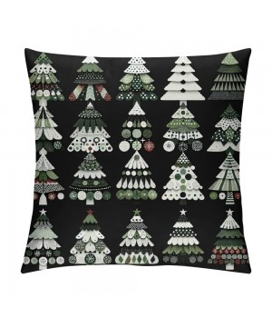 Ulloord  Christmas pillow Covers Christmas Tree Decoration pillows Farmhouse pillow Covers Trees pillow Case Indoor Holiday Cushion Cover for Sofa Couch