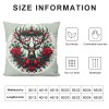 Ulloord Christmas&nbsp;Wreath Throw pillow Cover Home Couch Decorative&nbsp;Elk &nbsp;Christmas Stocking Pattern Cushion CoverWinter Theme pillowcase