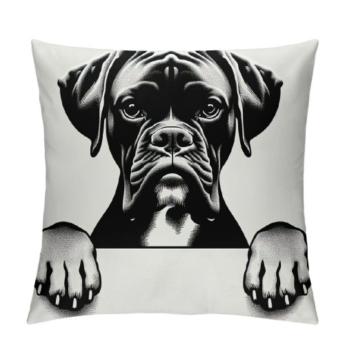 Ulloord Hope You Like Boxers Dog Themed pillowcase Decorations for Home, Funny German Boxer Dog Love Throw pillow Cover, Boxer Dog Lover Gifts, Boxer Mom Gifts