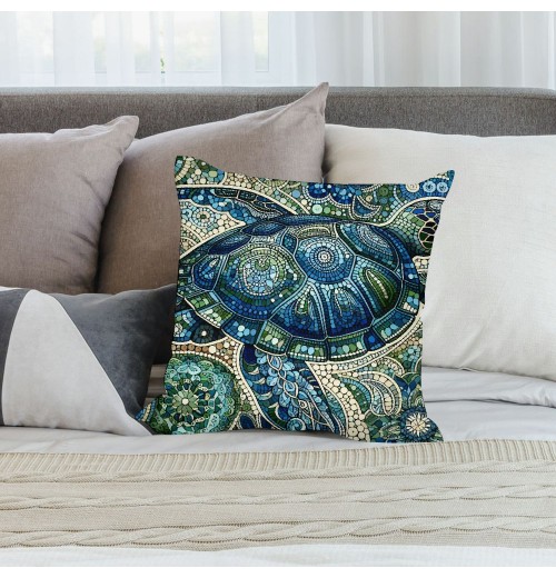 Throw pillow Covers Ocean Marine Animal Set pillow Cases Cushion Cover for Home Sofa Office