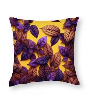  Throw pillow Covers for Couch and Bed Leaves of Palm Tree Growth Ecology Botany Decorative Square Home Decor Accent pillow Case Purple-Brown