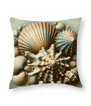 Ulloord Vintage Ocean Beach Starfish Coral Throw pillow Covers Sea Marine Animals Coastal Nautical pillowcase Home Sofa Chair Decor Cushion Case Cover