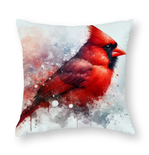 pillow Covers Christmas Cardinal Bird Decorative Throw pillow Covers Super Soft pillowcases Cushion Cover Home Office Sofa Car Decor