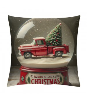  Merry Christmas pillow Covers Christmas Tree with Quote Decorative Throw pillow Cover Cushion Case Black Throw pillowcase (&amp;)