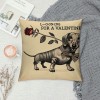 Animal Dog &amp; Longing for a Valentine Home Decorative Throw pillow Case Cushion Cover for Sofa Couch