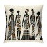  Throw pillow Covers Ethnic Series Vintage Tribe Lady Art Painting Style Decorative Cushion Cases Outdoor pillowcases Home Decor