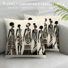  Throw pillow Covers Ethnic Series Vintage Tribe Lady Art Painting Style Decorative Cushion Cases Outdoor pillowcases Home Decor