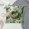 Ulloord  pillow Covers Vintage Bird Nest Decorative Throw pillow Case Cushion Cover for Bed Office Living Room Sofa 