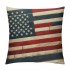 Ulloord  Throw pillow Covers Retro Rustic Wood Background with Vintage USA American Flag Decorative pillow Covers for Independence Day pillow Case Cushion Cover Home Bed Couch