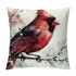 Ulloord pillow Covers Christmas Bird Decorative Throw pillow Covers Super Soft pillowcases Cushion Cover Home Office Sofa Car Decor