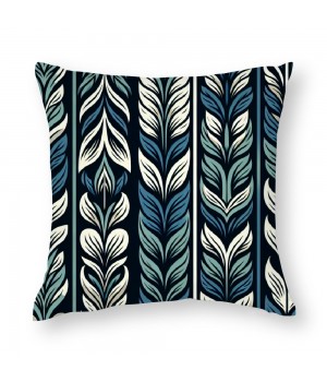 Ulloord Geometric Home Decorative pillow Covers Inches Modern Pattern pillow Cover Blue Green pillow Cases Square Indoor Outdoor Cushion Cover for Sofa Bedroom